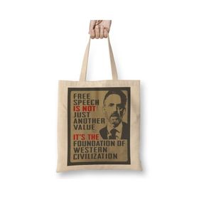 Baskı Dükkanı Free Speech Famous Quote Jordan Peterson Bez Kadın Günlük Çanta