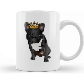 Baskı Dükkanı French Bulldog Artwork Kupa