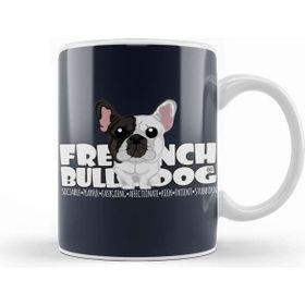 Baskı Dükkanı French Bulldog Brindle Pied Dg Big Head Kupa