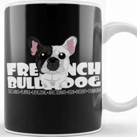 Baskı Dükkanı French Bulldog Brindle Pied Dg Big Head Kupa