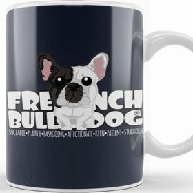 Baskı Dükkanı French Bulldog Brindle Pied Dg Big Head Kupa