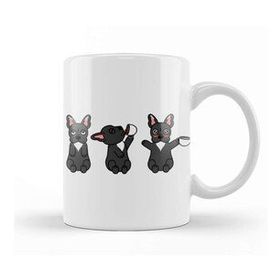 Baskı Dükkanı French Bulldog Coffee Lover Kupa
