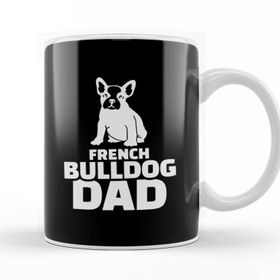 Baskı Dükkanı French Bulldog Dad Pug Kupa