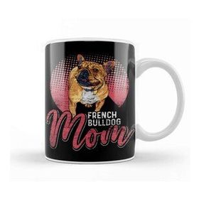 Baskı Dükkanı French Bulldog Dog Grunge Mom Kupa