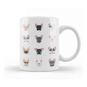 Baskı Dükkanı French Bulldog Emoji 01 Kupa