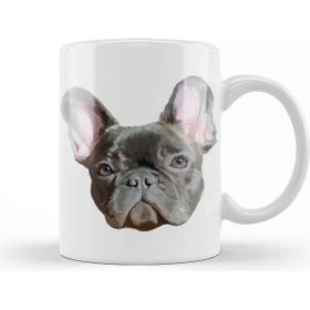 Baskı Dükkanı French Bulldog Frenchie Dog Love Kupa