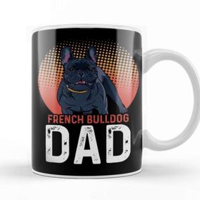 Baskı Dükkanı French Bulldog Lover Dad Kupa