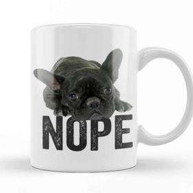 Baskı Dükkanı French Bulldog Nope 01 Kupa