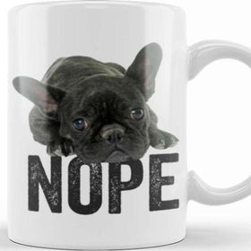 Baskı Dükkanı French Bulldog Nope 01 Kupa