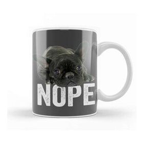 Baskı Dükkanı French Bulldog Nope 02 Kupa