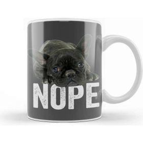 Baskı Dükkanı French Bulldog Nope 02 Kupa