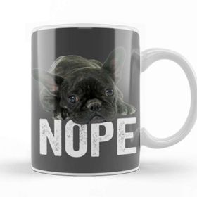 Baskı Dükkanı French Bulldog Nope 02 Kupa