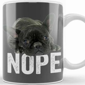 Baskı Dükkanı French Bulldog Nope 02 Kupa