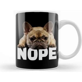 Baskı Dükkanı French Bulldog Nope 03 Kupa
