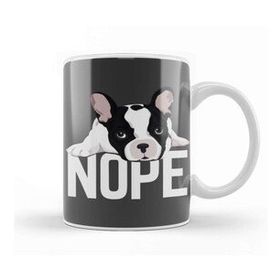 Baskı Dükkanı French Bulldog Nope 04 Kupa