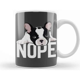 Baskı Dükkanı French Bulldog Nope 04 Kupa
