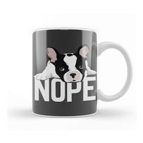Baskı Dükkanı French Bulldog Nope 04 Kupa