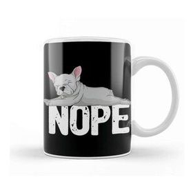 Baskı Dükkanı French Bulldog Nope 05 Kupa