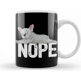 Baskı Dükkanı French Bulldog Nope 05 Kupa