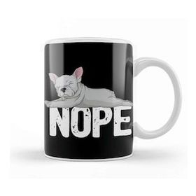 Baskı Dükkanı French Bulldog Nope 05 Kupa