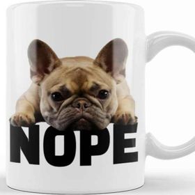 Baskı Dükkanı French Bulldog Nope Kupa