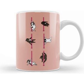 Baskı Dükkanı French Bulldog Pole Dancing Club Kupa