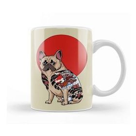 Baskı Dükkanı French Bulldog Yakuza Kupa