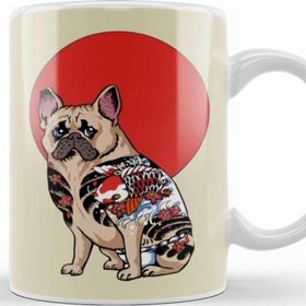 Baskı Dükkanı French Bulldog Yakuza Kupa