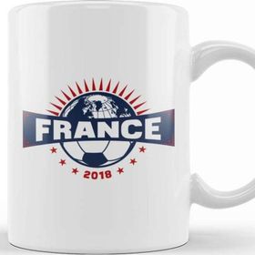 Baskı Dükkanı French Footbal Lfrance Half World Football Championship 2018 Kupa