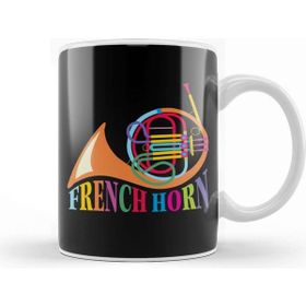 Baskı Dükkanı French Horn Music Kupa