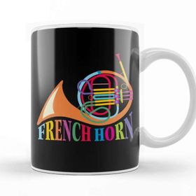 Baskı Dükkanı French Horn Music Kupa