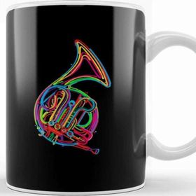 Baskı Dükkanı French Horn Music Kupa