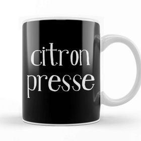 Baskı Dükkanı French Slogan Citron Presse Kupa