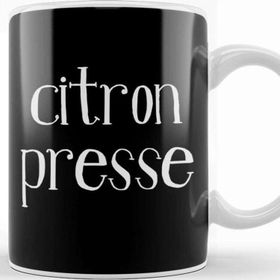 Baskı Dükkanı French Slogan Citron Presse Kupa