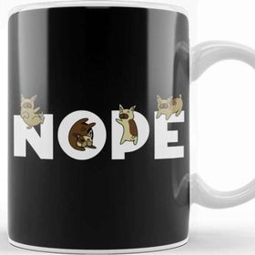 Baskı Dükkanı Frenchie Nope Funny French Bulldog Gift Kupa