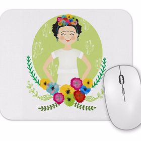 Baskı Dükkanı Frida Gülümseme Mouse Pad