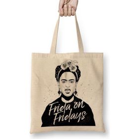 Baskı Dükkanı Frida Kahlo 010 Bez Kadın Günlük Çanta