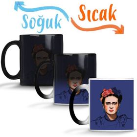 Baskı Dükkanı Frida Kahlo 05 Sihirli Porselen Kupa