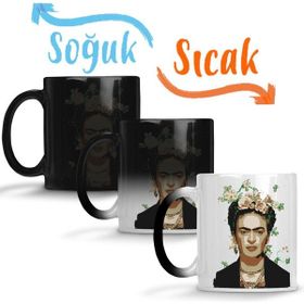 Baskı Dükkanı Frida Kahlo 05 Sihirli Porselen Kupa