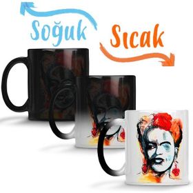 Baskı Dükkanı Frida Kahlo 06 Sihirli Porselen Kupa