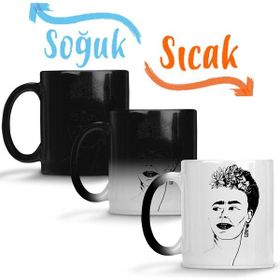 Baskı Dükkanı Frida Kahlo 07 Sihirli Porselen Kupa