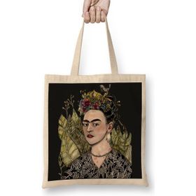 Baskı Dükkanı Frida Kahlo 11 Bez Kadın Günlük Çanta