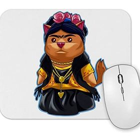 Baskı Dükkanı Frida Kahlo Frida Catlo Mouse Pad