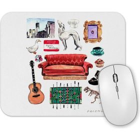 Baskı Dükkanı Friends Mouse Pad