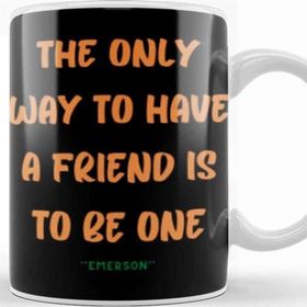 Baskı Dükkanı Friendship Quotes Day Ideas Love Gift Emerson Kupa