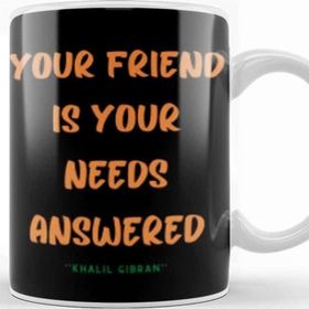 Baskı Dükkanı Friendship Quotes Day Ideas Love Gift Khalil Gibran Kupa