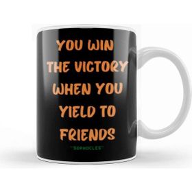 Baskı Dükkanı Friendship Quotes Day Ideas Love Gift Sophocles Kupa
