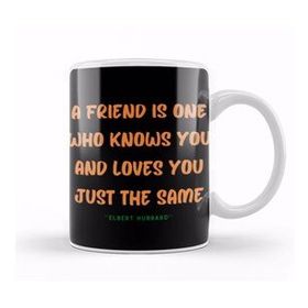 Baskı Dükkanı Friendship Quotes Gift Elbert Hubbard Kupa
