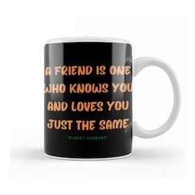 Baskı Dükkanı Friendship Quotes Gift Elbert Hubbard Kupa
