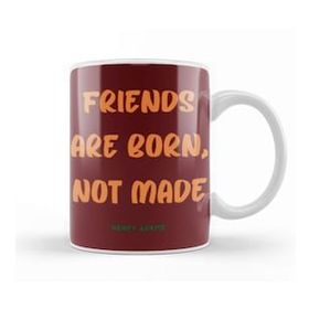 Baskı Dükkanı Friendship Quotes Gift Henry Adams Kupa